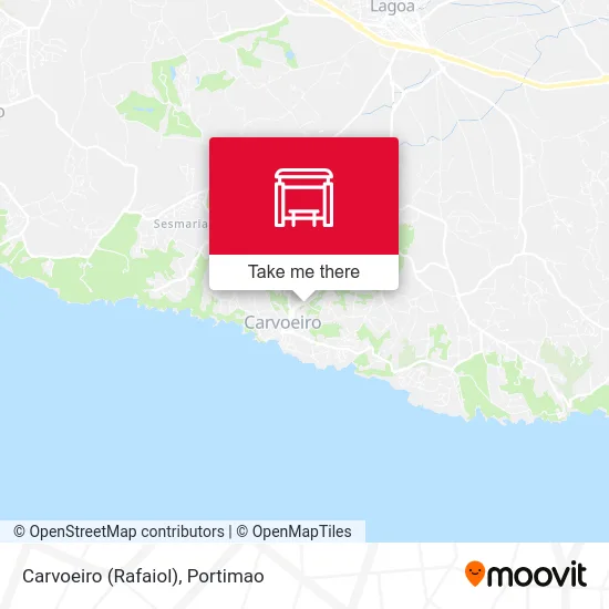 Carvoeiro (Rafaiol) map