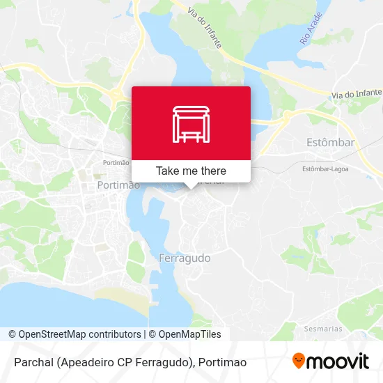 Parchal (Apeadeiro CP Ferragudo) map