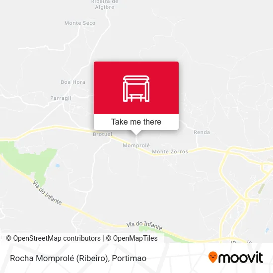 Rocha Momprolé (Ribeiro) map