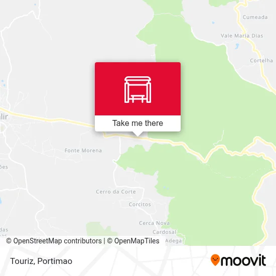 Touriz map