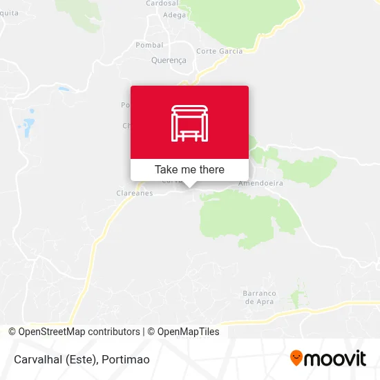 Carvalhal (Este) map