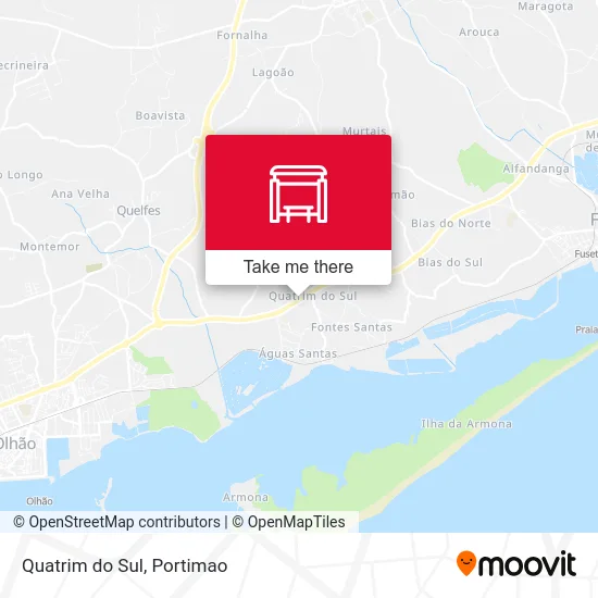 Quatrim do Sul map