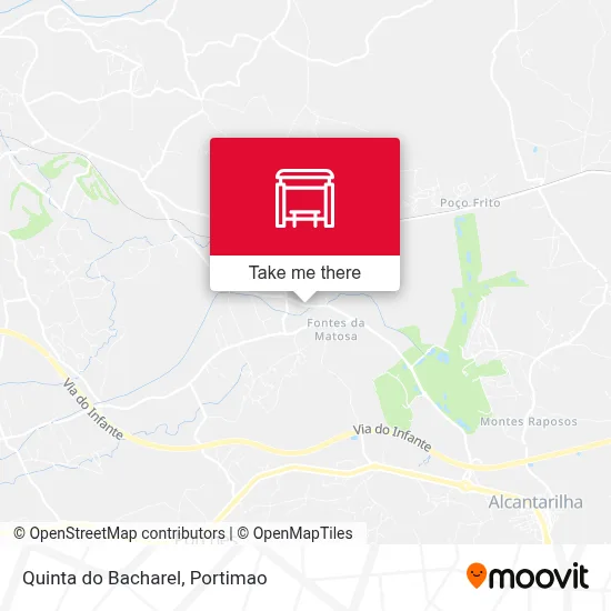 Quinta do Bacharel map