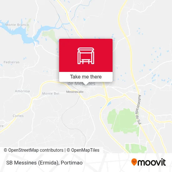 SB Messines (Ermida) map