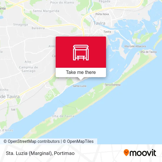 Sta. Luzia (Marginal) map