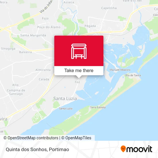 Quinta dos Sonhos map