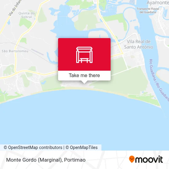 Monte Gordo (Marginal) map