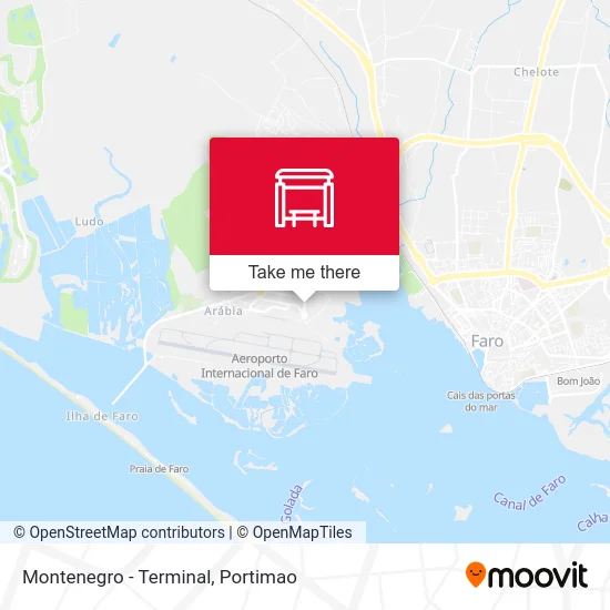 Montenegro - Terminal map