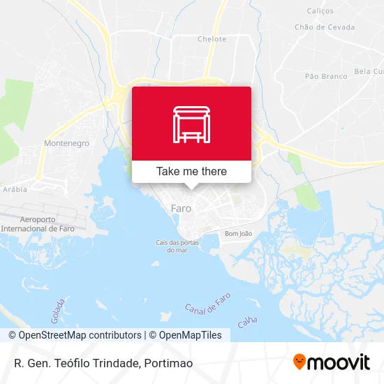 R. Gen. Teófilo Trindade map