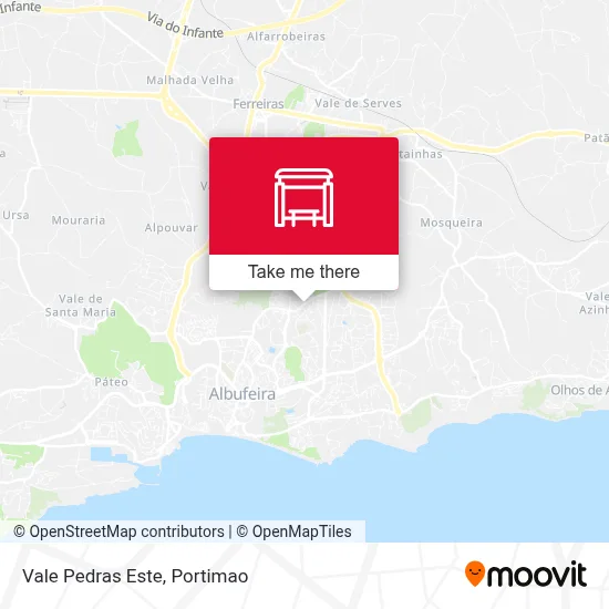 Vale Pedras Este map