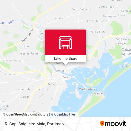 R. Cap. Salgueiro Maia map
