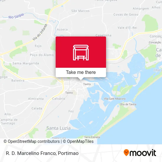 R. D. Marcelino Franco map