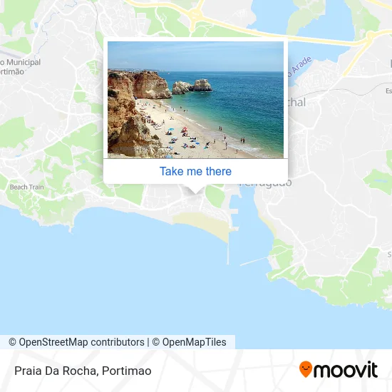 Praia Da Rocha map