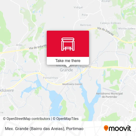 Mex. Grande (Bairro das Areias) map