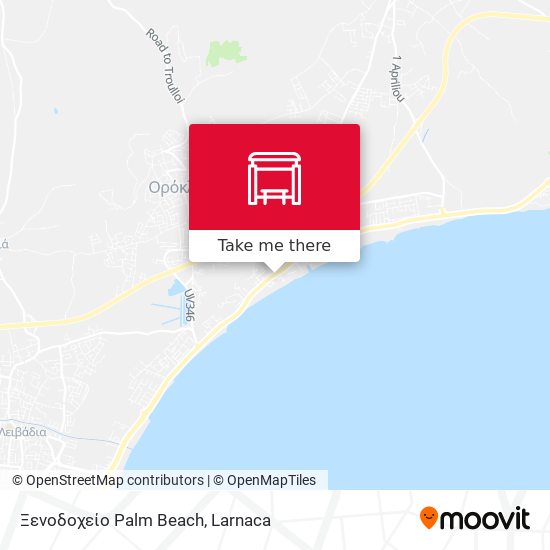Ξενοδοχείο Palm Beach map