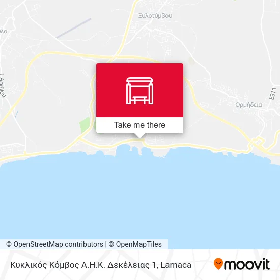 Κυκλικός Κόμβος A.H.K. Δεκέλειας 1 map