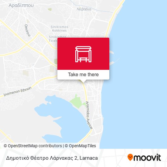 Δημοτικό Θέατρο Λάρνακας 2 map