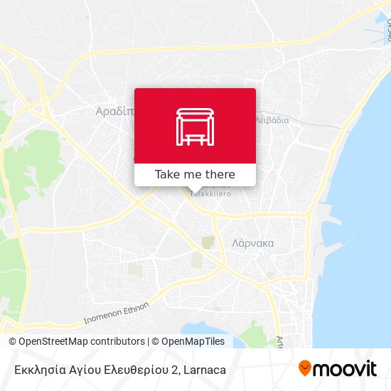 Εκκλησία Αγίου Ελευθερίου 2 χάρτης