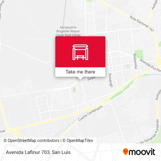 Avenida Lafinur 703 map