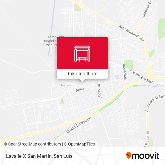 Lavalle X San Martín map