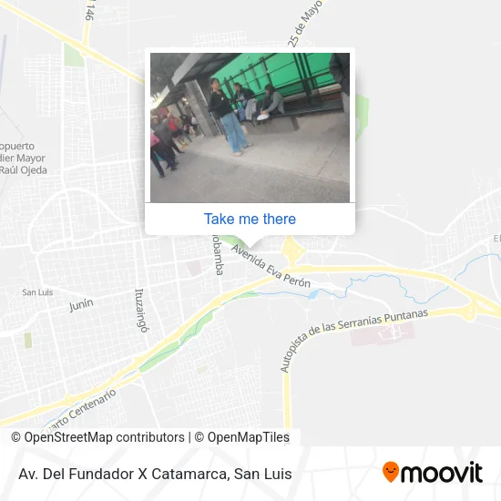 Av. Del Fundador X Catamarca map