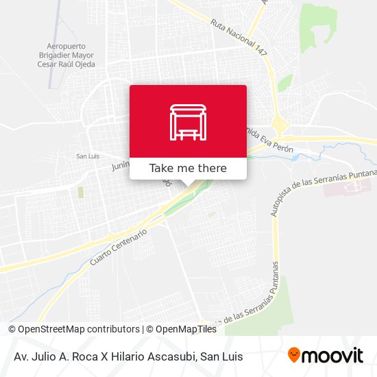Av. Julio A. Roca X Hilario Ascasubi map
