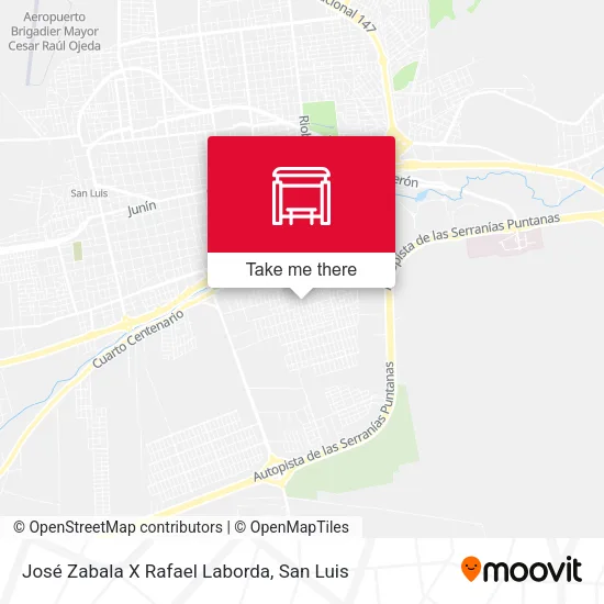 Mapa de José Zabala X Rafael Laborda