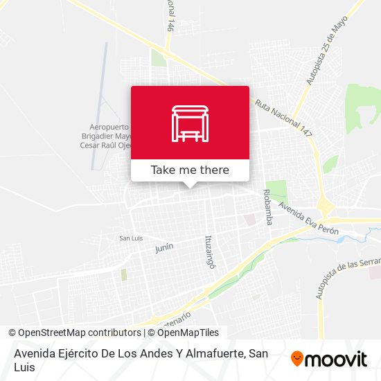Avenida Ejército De Los Andes Y Almafuerte map