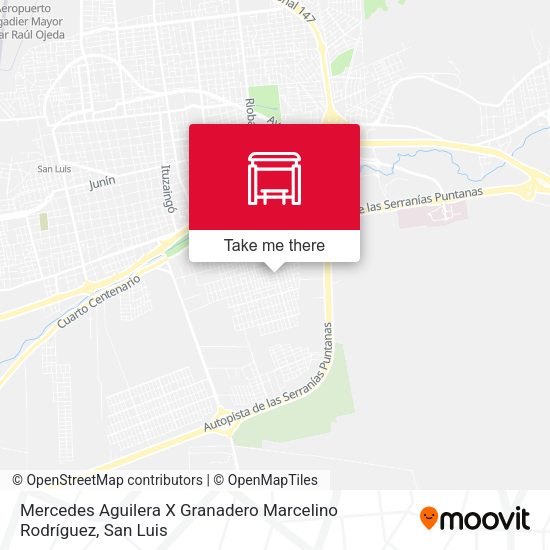 Mercedes Aguilera X Granadero Marcelino Rodríguez map