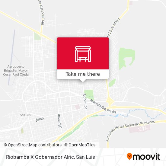 Riobamba X Gobernador Alric map