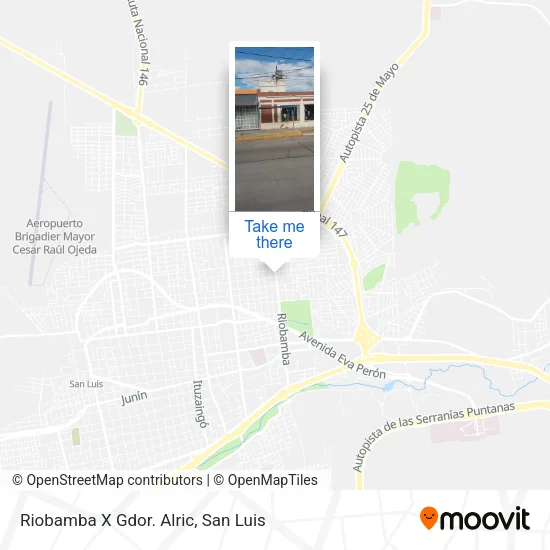 Mapa de Riobamba X Gdor. Alric
