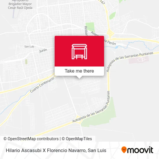 Mapa de Hilario Ascasubi X Florencio Navarro