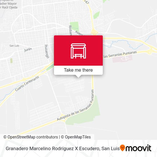 Granadero Marcelino Rodríguez X Escudero map