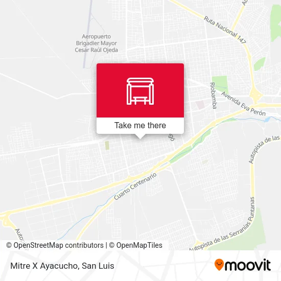 Mitre X Ayacucho map