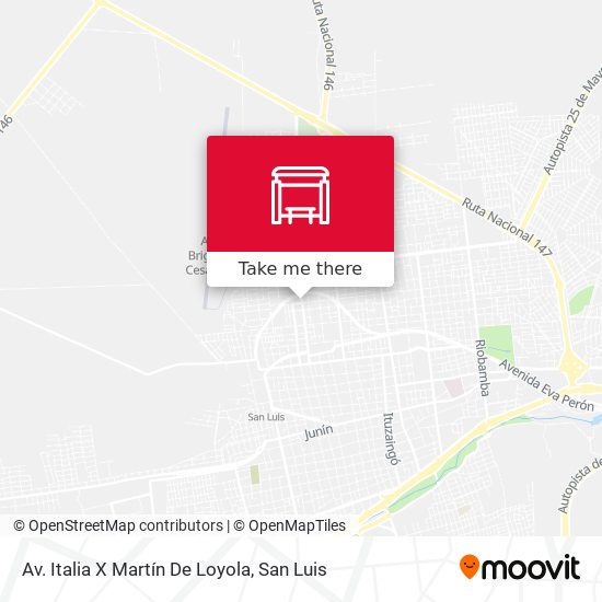 Av. Italia X Martín De Loyola map