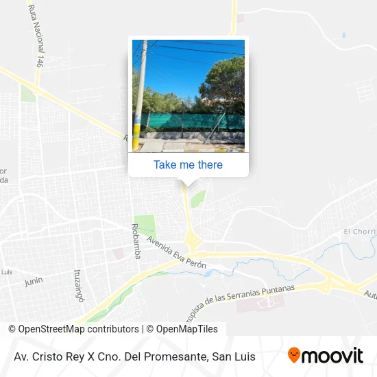Mapa de Av. Cristo Rey X Cno. Del Promesante