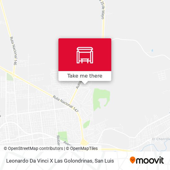 Leonardo Da Vinci X Las Golondrinas map