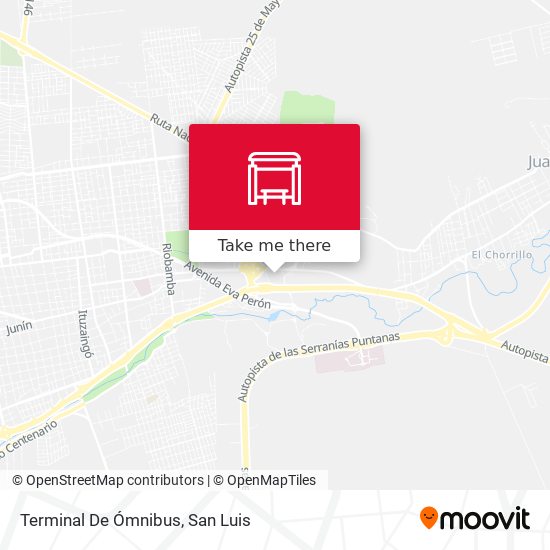 Terminal De Ómnibus map