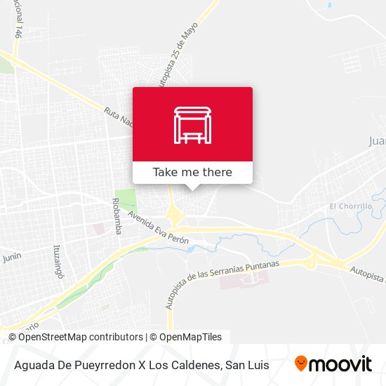 Aguada De Pueyrredon X Los Caldenes map