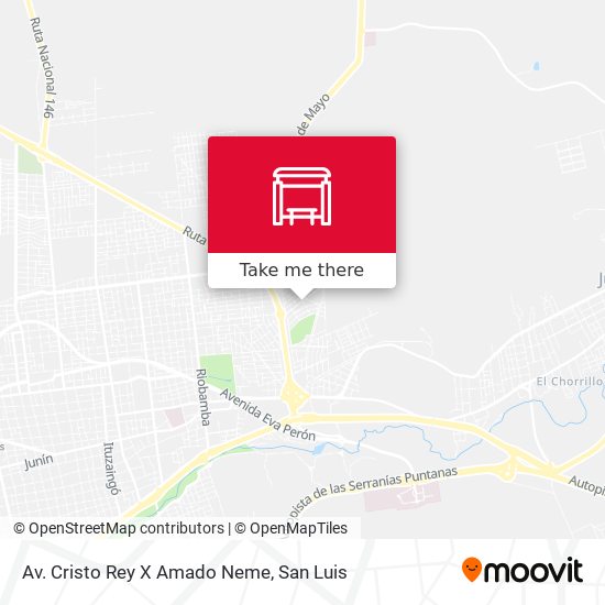 Av. Cristo Rey X Amado Neme map