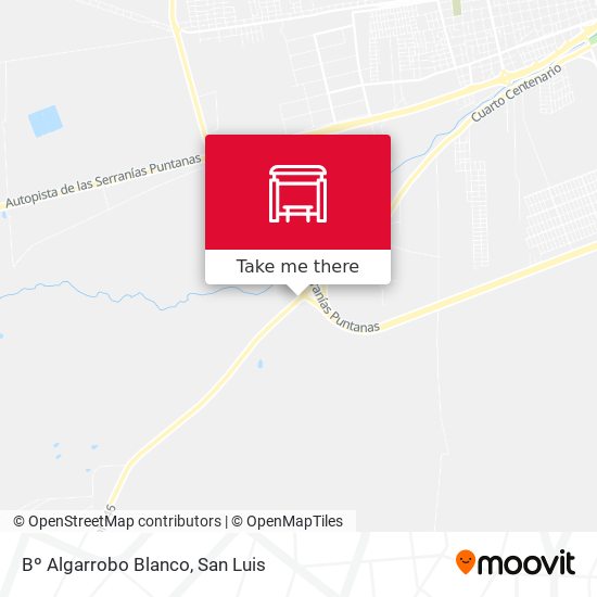 Bº Algarrobo Blanco map