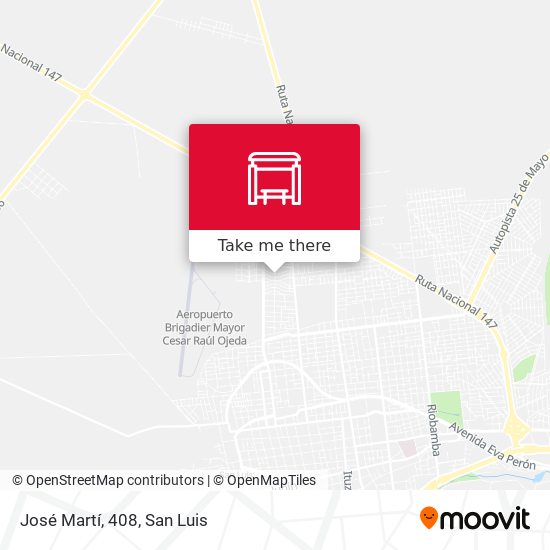 José Martí, 408 map