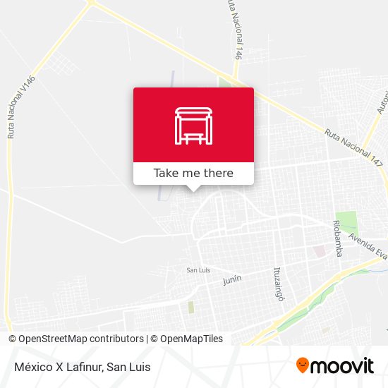 Mapa de México X Lafinur