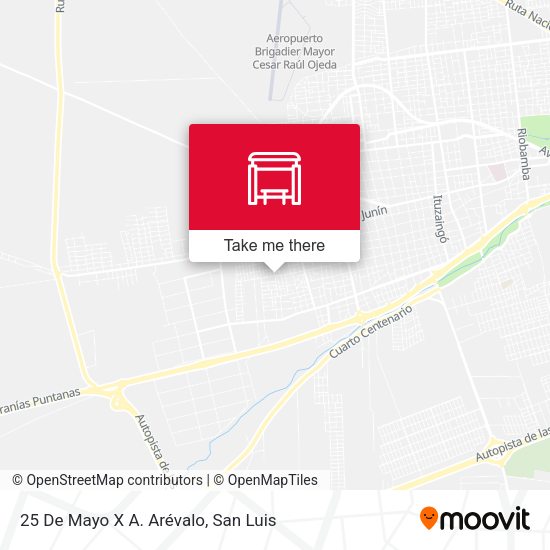 25 De Mayo X A. Arévalo map
