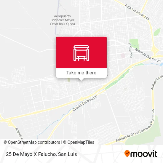 Mapa de 25 De Mayo X Falucho