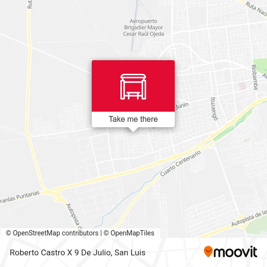Mapa de Roberto Castro X 9 De Julio