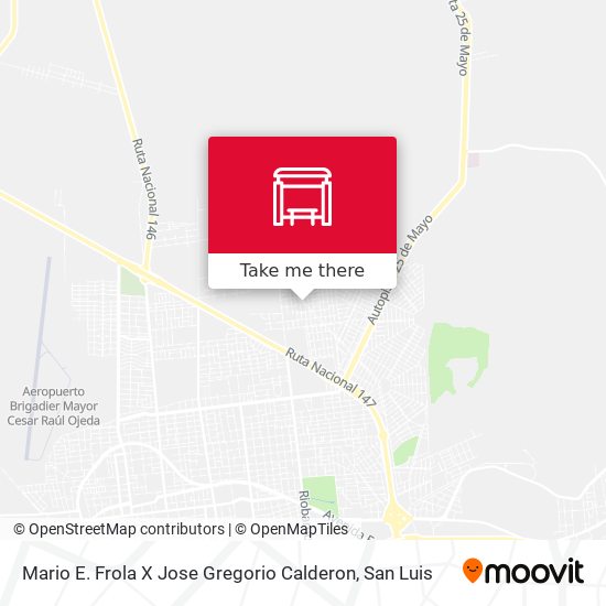 Mapa de Mario E. Frola X Jose Gregorio Calderon