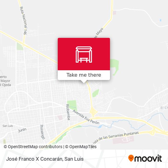 Mapa de José Franco X Concarán