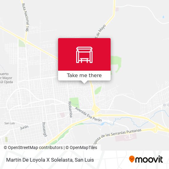 Martín De Loyola X Solelasta map