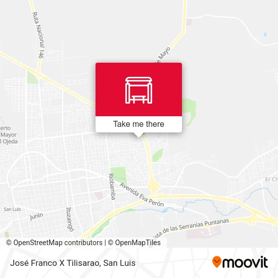 José Franco X Tilisarao map